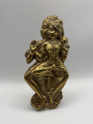 Vintage indian brass shiva - vintage,