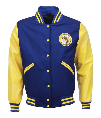 Yellowjackets letterman blue - letterman,
