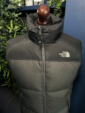 The North Face 700 Gilet Vest Puffer Black Grey Mens Small