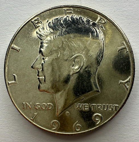 1969 usa kennedy half - usa,