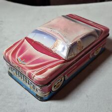 Carlectables Car Tin by Ian Logan, 1982, Pink DeSoto
