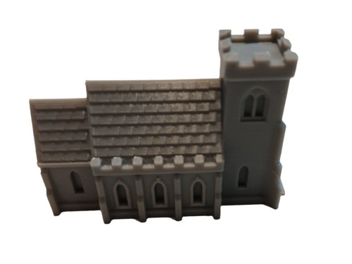 Gauge village church model - village,