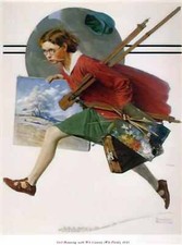 Norman Rockwell photo A4 girl