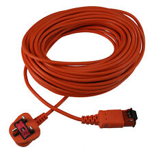 Extra Long 30 Metre Mains Power Cable Flex Lead & Plug For Flymo Lawnmowers