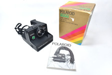 POLAROID LAND CAMERA 3000 SX-70 SX70 INSTANT FILM CAMERA BLACK TESTED WORKING