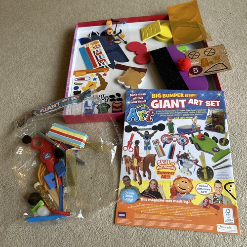 Cbeebies art magazine set - art,