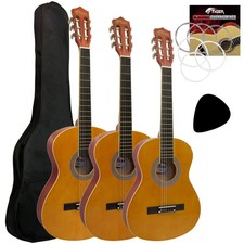 Tiger CLG2 Classical Spanish Guitar Premium Beginners Starter Pack 