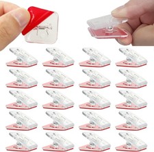 20 Self-Adhesive Wall Clips