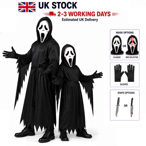 Adult kids scream ghost - kids, face