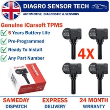 4X Genuine TPMS Tyre Pressure