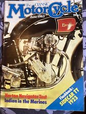 The Classic Motorcycle June 1983 Norton navigator Excelsior Indian 741 BSA B31 3