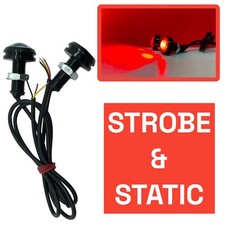 4 x RED Strobe 23mm LED Eagle