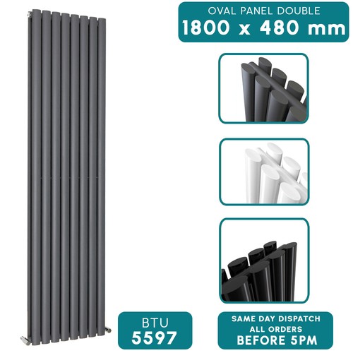 Designer vertical oval column - vertical,