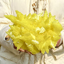 3.41LB Beautiful Minerals/NATIVE SULPHUR Sicily Crystal minerals