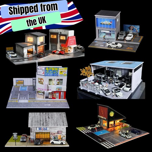 Diorama diecast car - diorama, 1/64