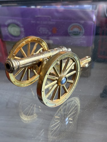 Vintage brass metal gold
