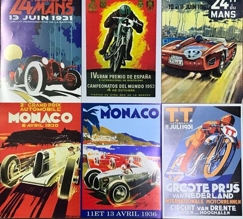 Motor bikes car metal signs - bikes, tt