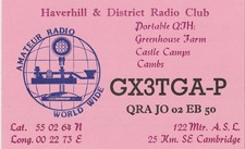 Amateur Radio Blank QSL Card