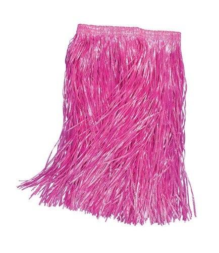 Child pink grass skirt - pink,