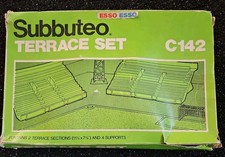 Subbuteo C.142 terrace boxed and complete stadium grandstand