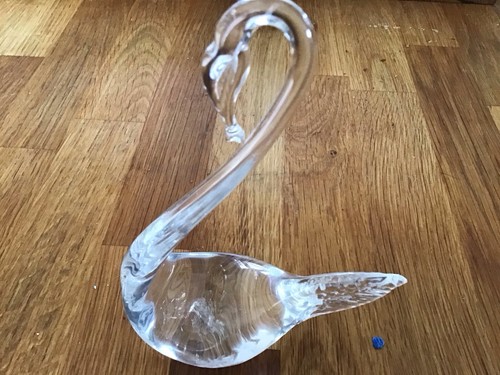 Vintage blown clear glass - vintage,,