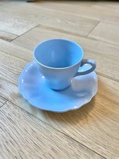 J&G Meakin Celeste Sol Glamour Baby Blue Small Vintage Cup and Saucer