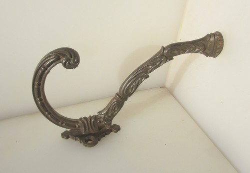 Large antique iron - antique, hooks
