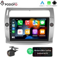 Cam+ 9'' Android 11 Car Stereo Radio GPS Sat Nav Carplay fit Citroen C4/C-Quatre