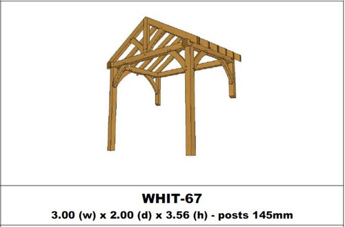 European oak porch - oak,