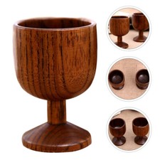 Wine Goblet Cup Wooden Glass