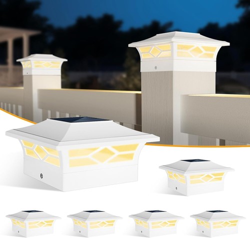 Solar post cap lights outdoor - cap,