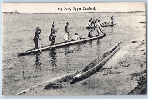 Rhodesia postcard dug - postcard, dug-outs