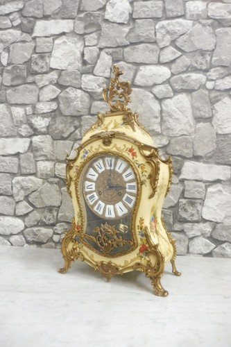 Boulle clock mantel desk - clock,
