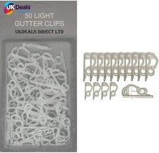 Gutter Hooks Hangers Clips Christmas Icicle Outdoor Rope Lights Garden