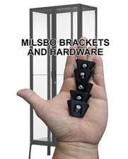Milsbo Brackets and Hardware - Set of 5 for 1 shelf-  Fit Milsbo Tall