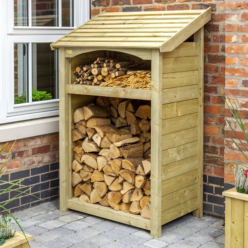 Premium outdoor log store 2 - premium,