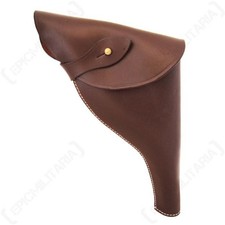 British Webley .38 Holster - Brown Leather - Reproduction