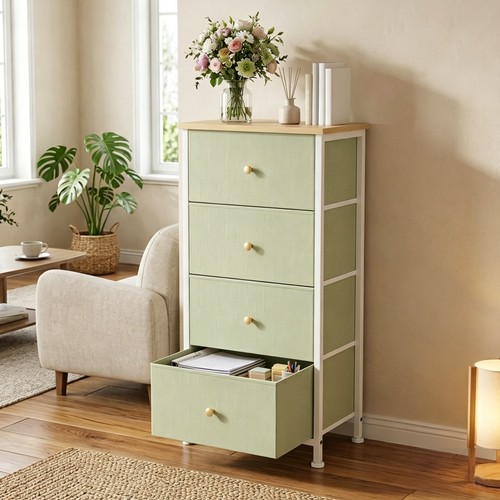 Drawer fabric file cabinet - fabric,