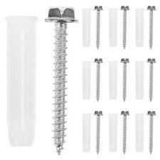  10 Sets Drywall Anchors Monitor Screws Plasterboard Fixings Heavy Duty