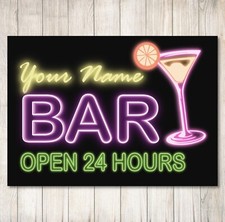 PERSONALISED Neon Effect Style