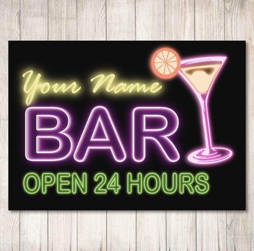 Personalised neon effect - neon,