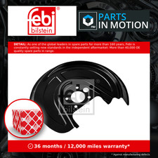 Brake Disc Splash Panel fits SKODA OCTAVIA Mk1 1.8 Rear Left 01 to 06 AUQ Guard