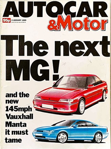 Autocar magazine jan - magazine, 04-jan-89