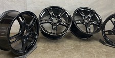 Genuine Porsche 987 Boxster Cayman 18 Inch Alloy Wheels Rims Set Black