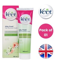 Veet Silky Fresh Hair Removal Cream for Dry Skin Body & Legs 100ml - Pack of 1