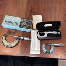 Collectable Vintage Moore and Wright No961B Micrometer in Original case