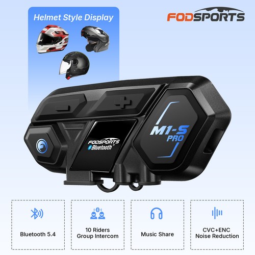 Pro motorcycle intercom - m1-s,