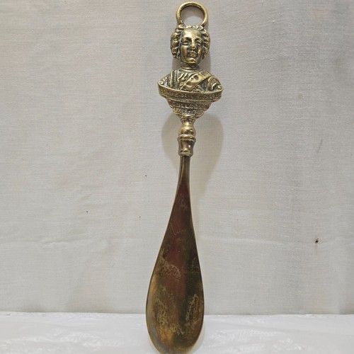 Vintage solid brass - solid, shoe