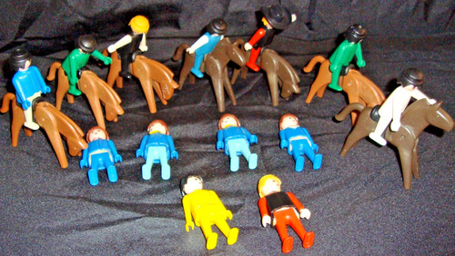 Vintage playmobil toy figures - vintage,