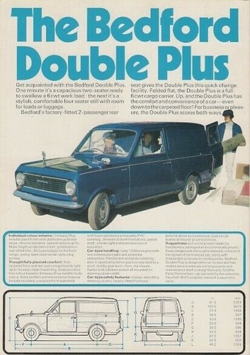 Bedford double plus - plus, van